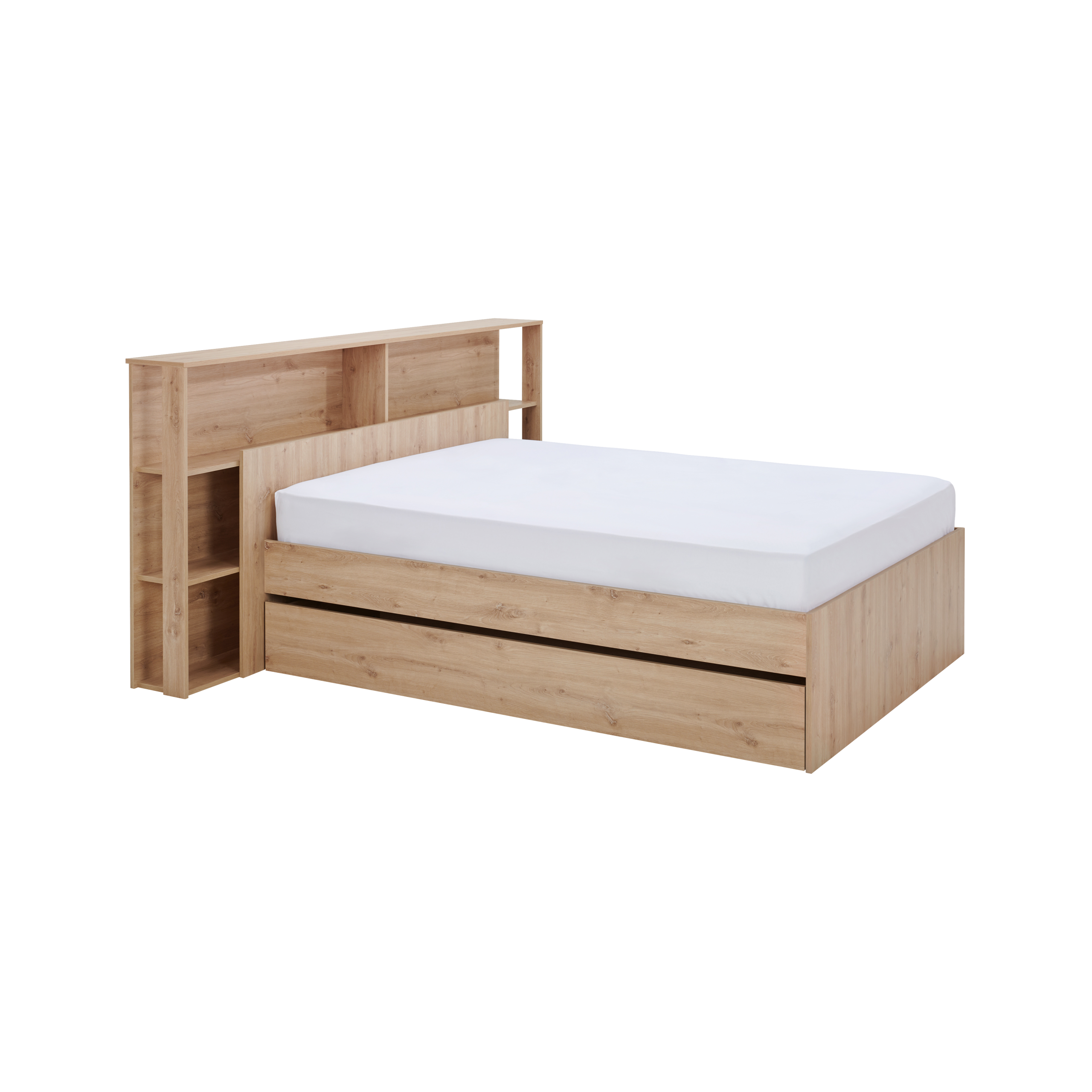 Lit rangement Nature CAMIF - 140 x 190 cm