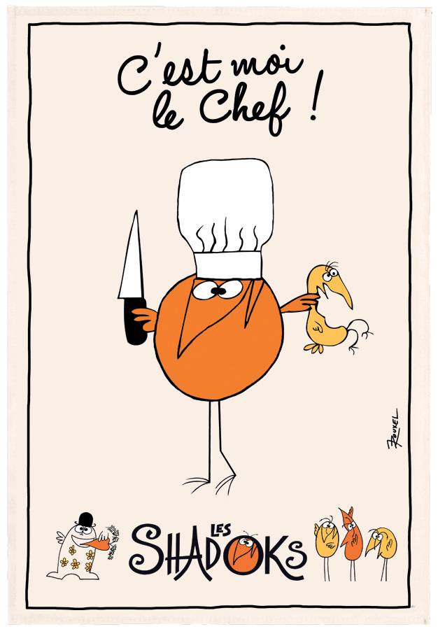 Torchon Shadoks grand chef WINKLER