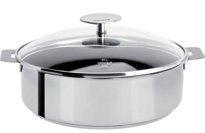 Sauteuse Exceliss 28 cm avec couvercle Mutine Amovible CRISTEL