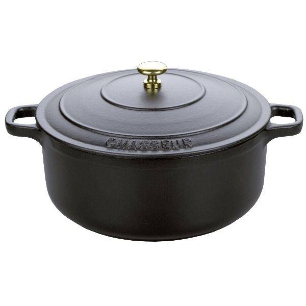 Cocotte en fonte ronde CHASSEUR 18 cm noire