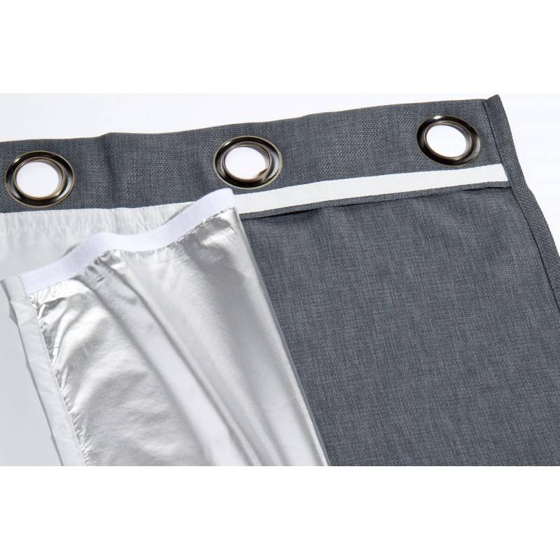 Doublure Thermique Réversible été / hiver 135 x 240 cm, argent MOONDREAM