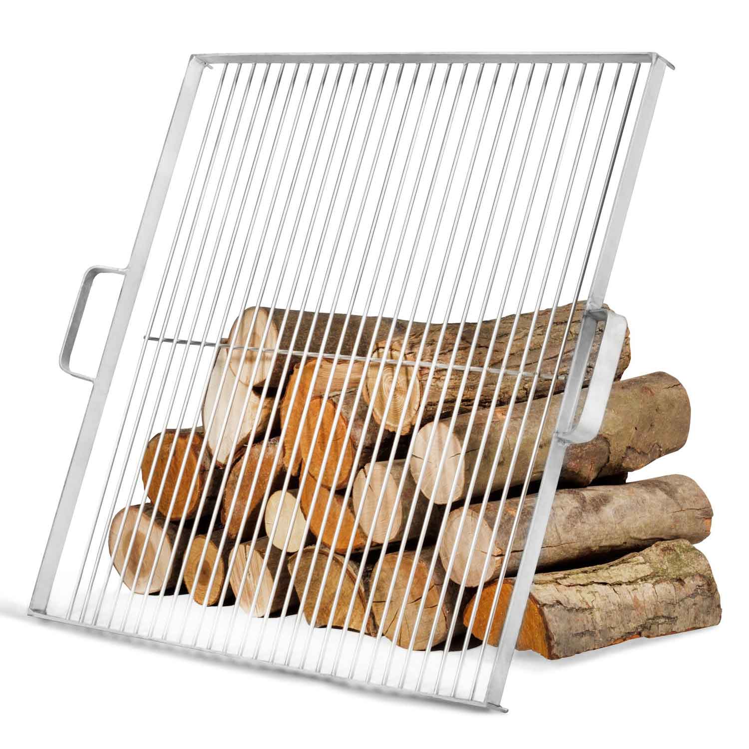 Cook King - Grille de barbecue, Grille de cuisson en acier inox, Barbecue - 44x44 cm pour brasier 60 cm | 50x50 cm pour 70 cm | 58x58 cm pour 80 cm