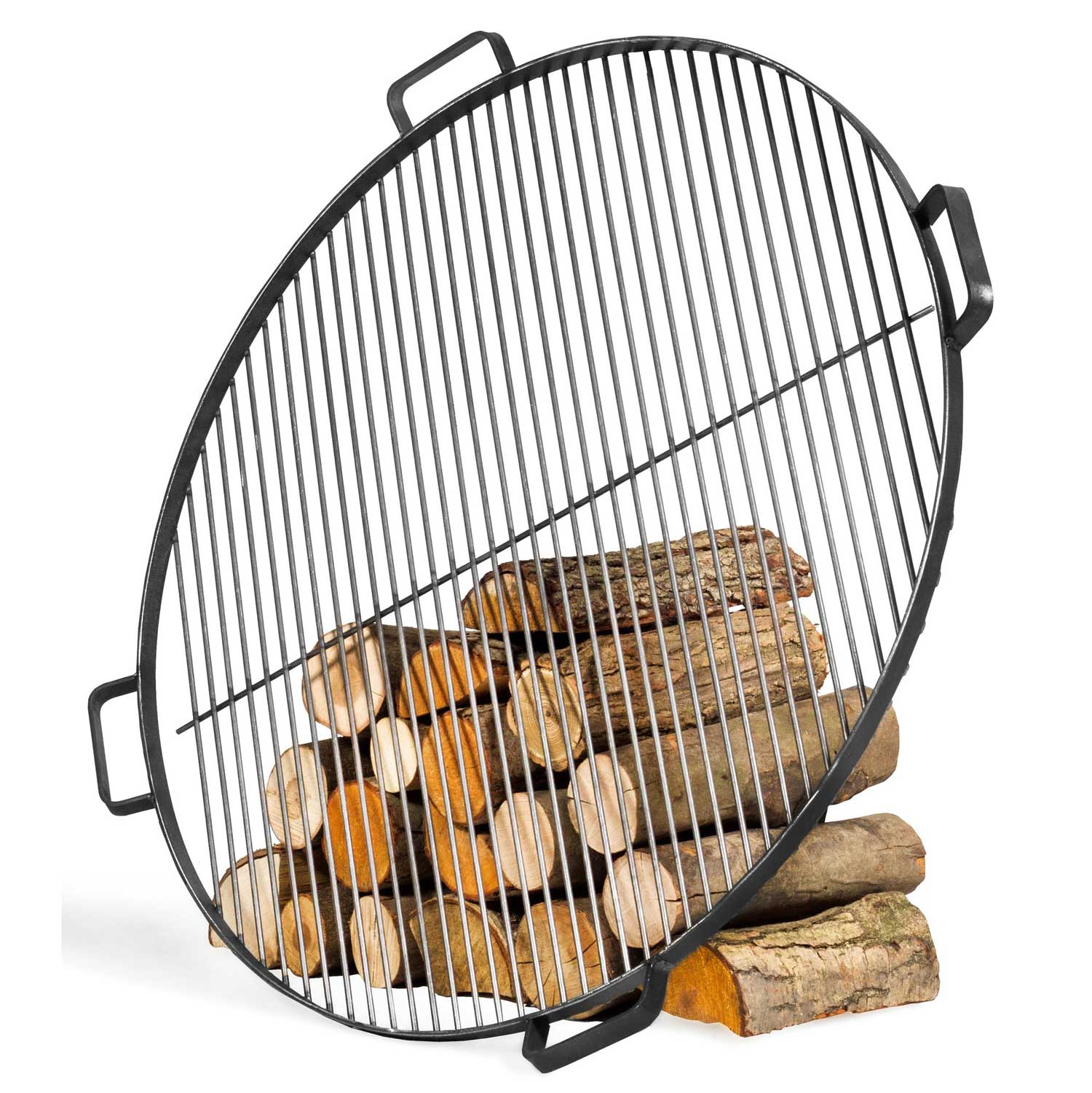 Cook King - Grille de barbecue, Grille de cuisson en acier avec 4 poignées à poser sur brasero, Barbecue - Dia. | 60 cm| 70 cm| 80 cm