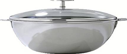 Wok Exceliss 28 cm avec couvercle Casteline Amovible CRISTEL