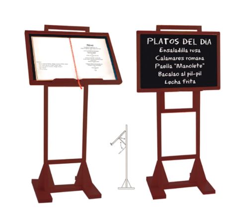 CHEVALET + ARDOISE 45x65x130 CM BOIS