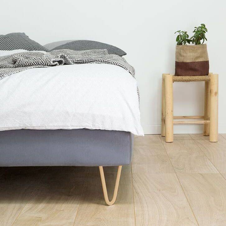 Jeu de 4 pieds épingle 16 cm, CAMIF EDITION - Noir