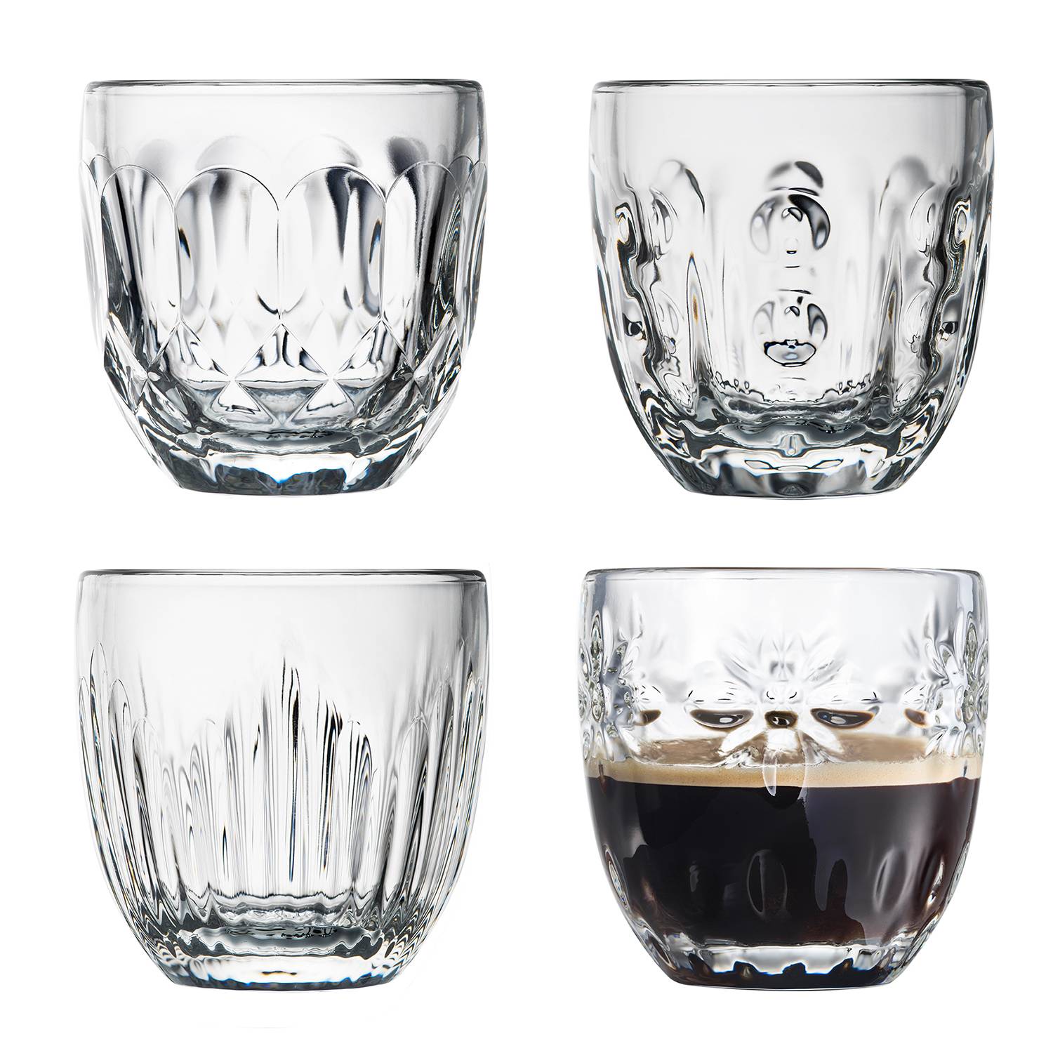 Set de 4 expressos Troquet assortis LA ROCHERE