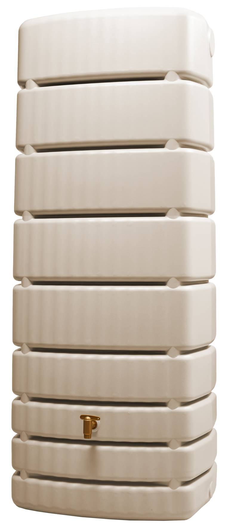 Kit Récupérateur d'Eau Cuve Murale 500 L Slim Sable GARANTIA