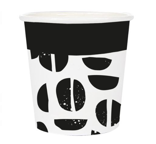 GOBELETS BOISSONS CHAUDES 1 PAROI 'JAVA' 120 OU 180 ML + 18 PE G/M2 Ø6,2/4,5x6 CM BLANC CARTON (1000 UNITÉS)
