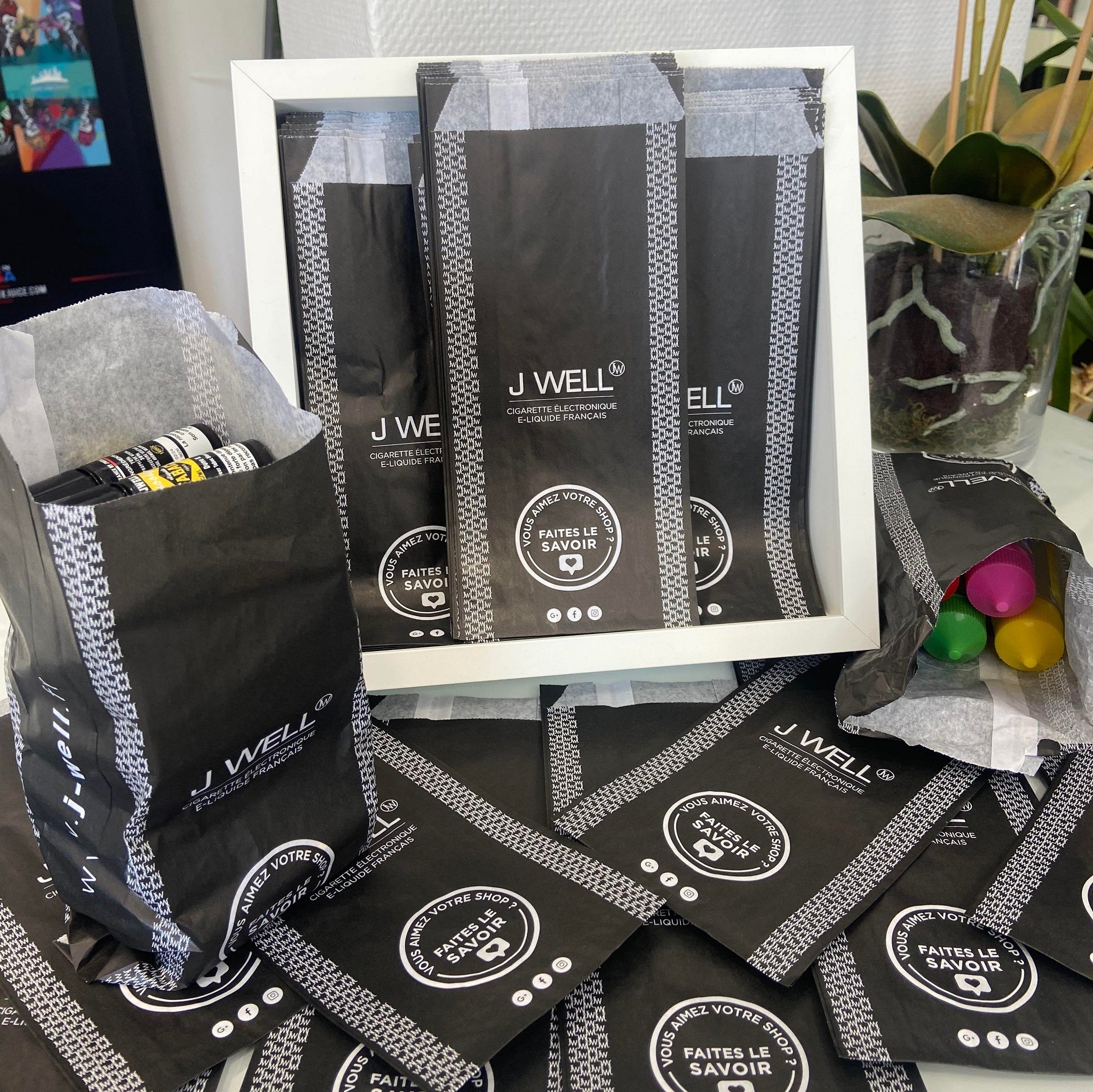 SACS PAPIER 12+6X22 PERSO JWELL - PETIT FORMAT