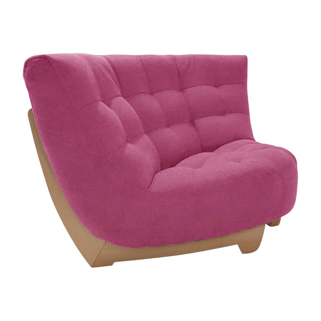 Angle pour canapé modulable tissu Béatrix - Framboise