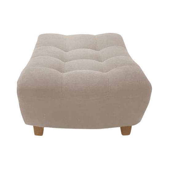 Grand pouf méridienne Béatrix - Naturel