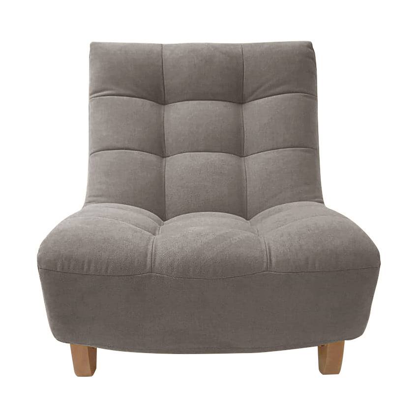 Grande chauffeuse pour canapé modulable tissu Béatrix - Vison