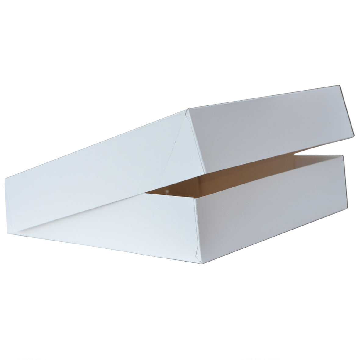 Boite pâtissière carton blanc 29x5cm - vendu par 50