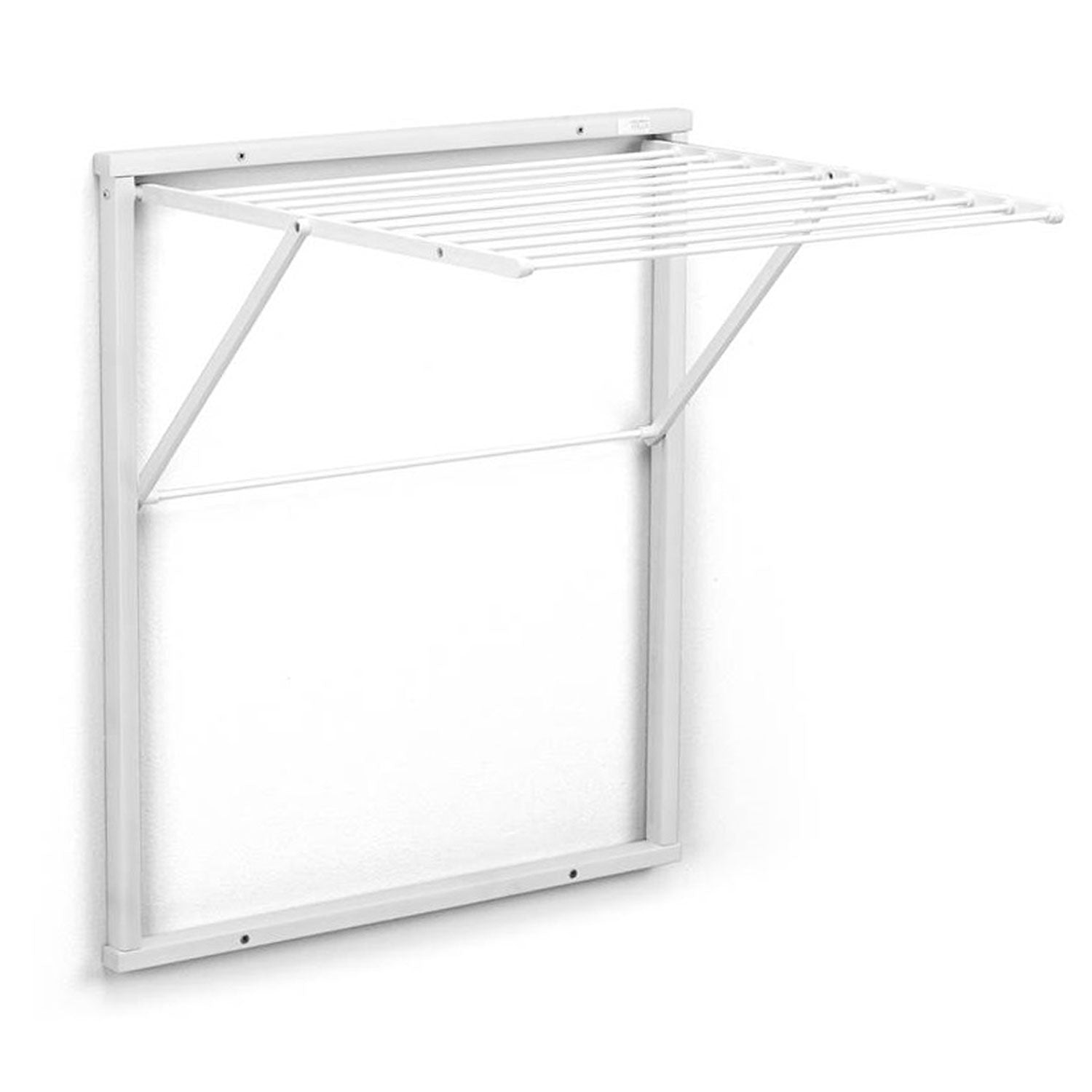 ARIT - KLEDY Étendoir à linge mural, 6,5 mètres d'Étendoir à linge, Etendoir Mural, Sechoir Mural, blanche