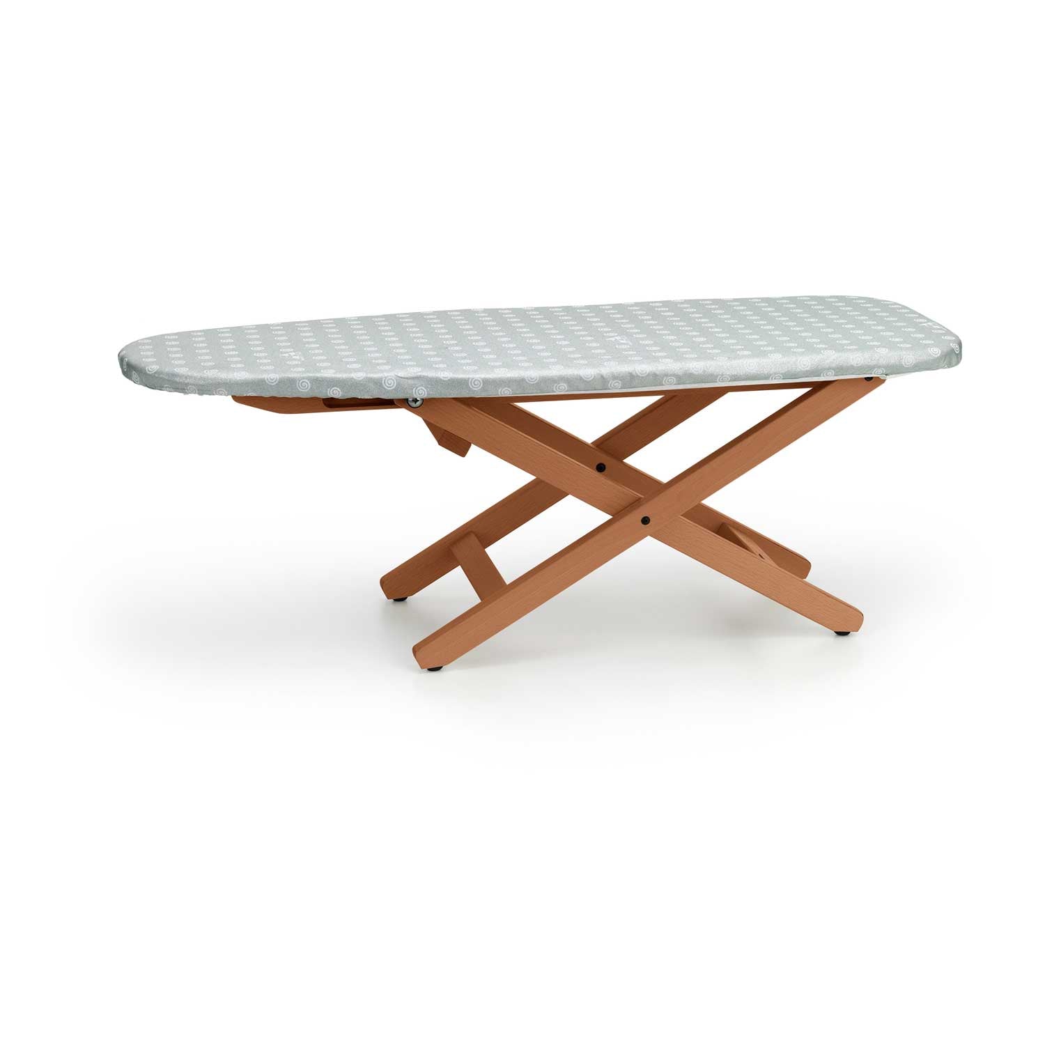 ARIT - Table à repasser MINISTYRO, Table à repasser, pliable, réglable en hauteur, plan de travail 82 x 33 cm.  - Couleur cerise