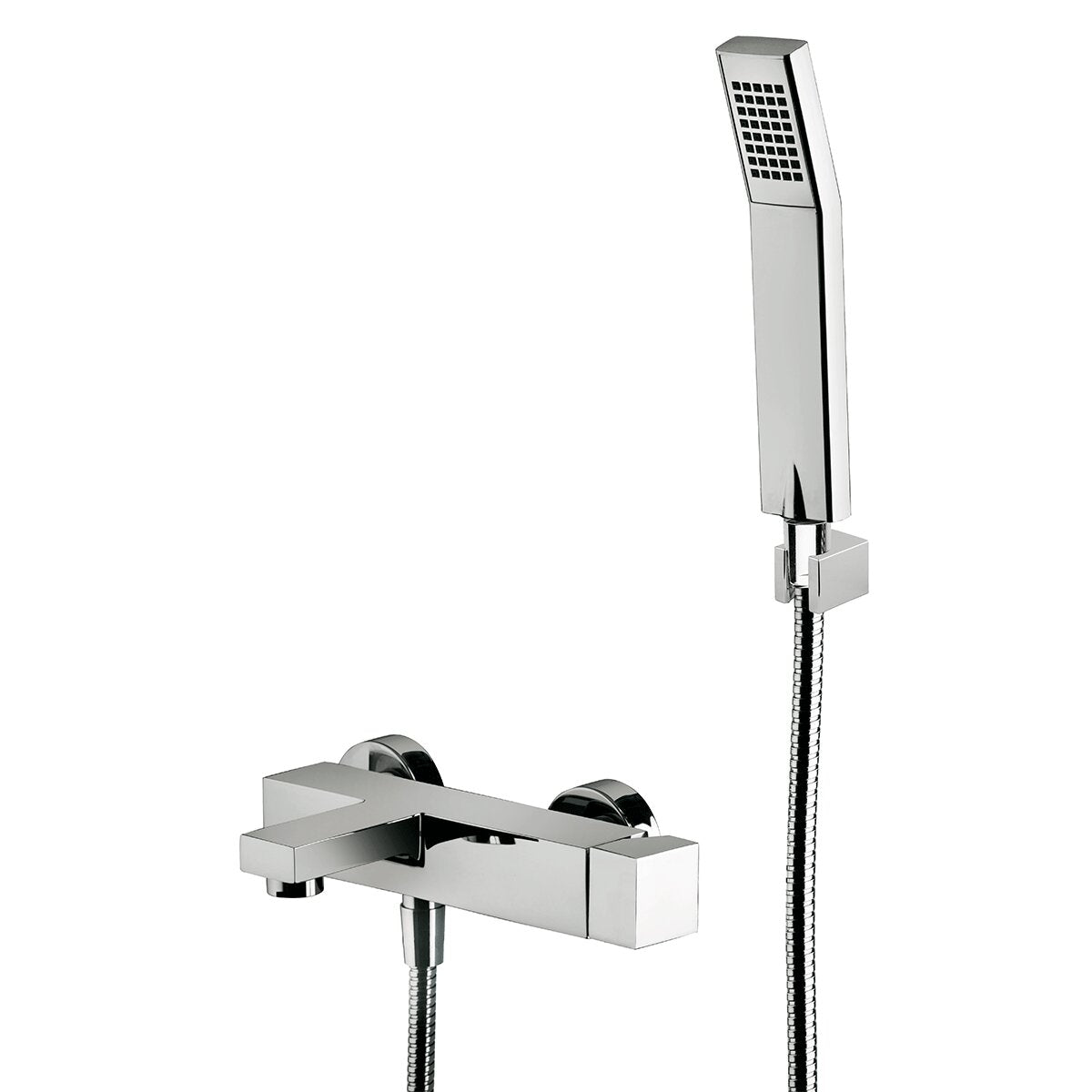 Paffoni EL026 bath mixer with shower set with diverter