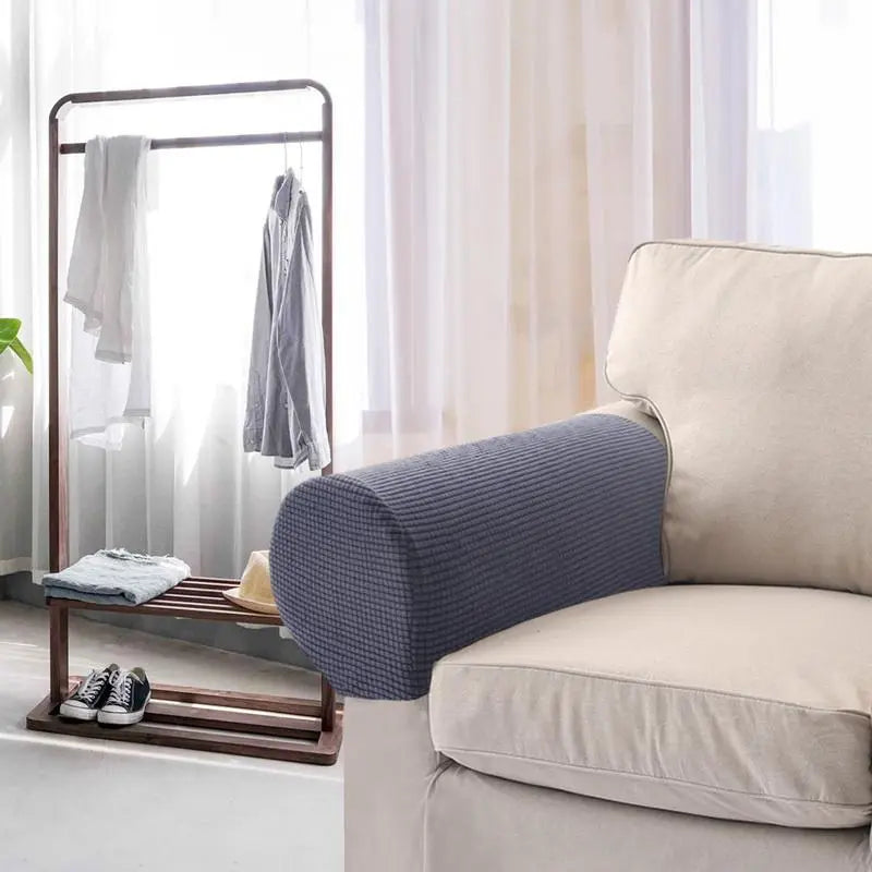 ACCOUNAPE - Housse accoudoir de canapé extensible et velours