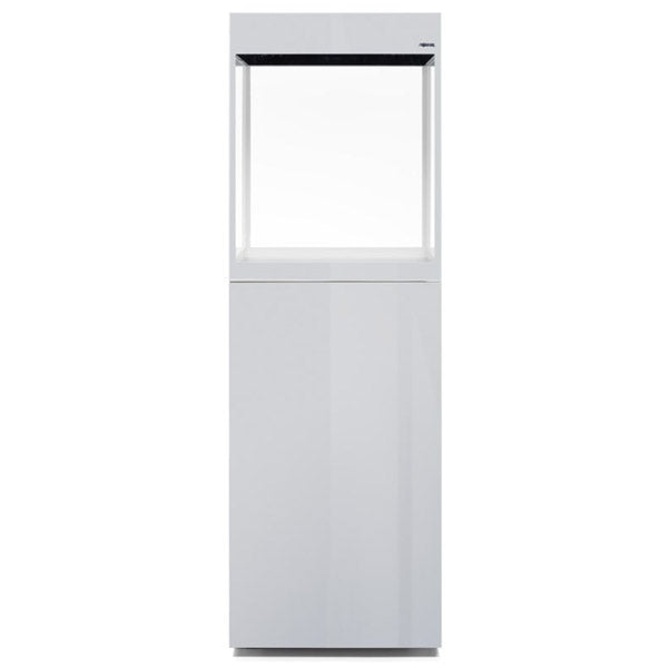 Aquarium Glossy Cube Day & Night Blanc Laqué LED AQUAEL - 135L