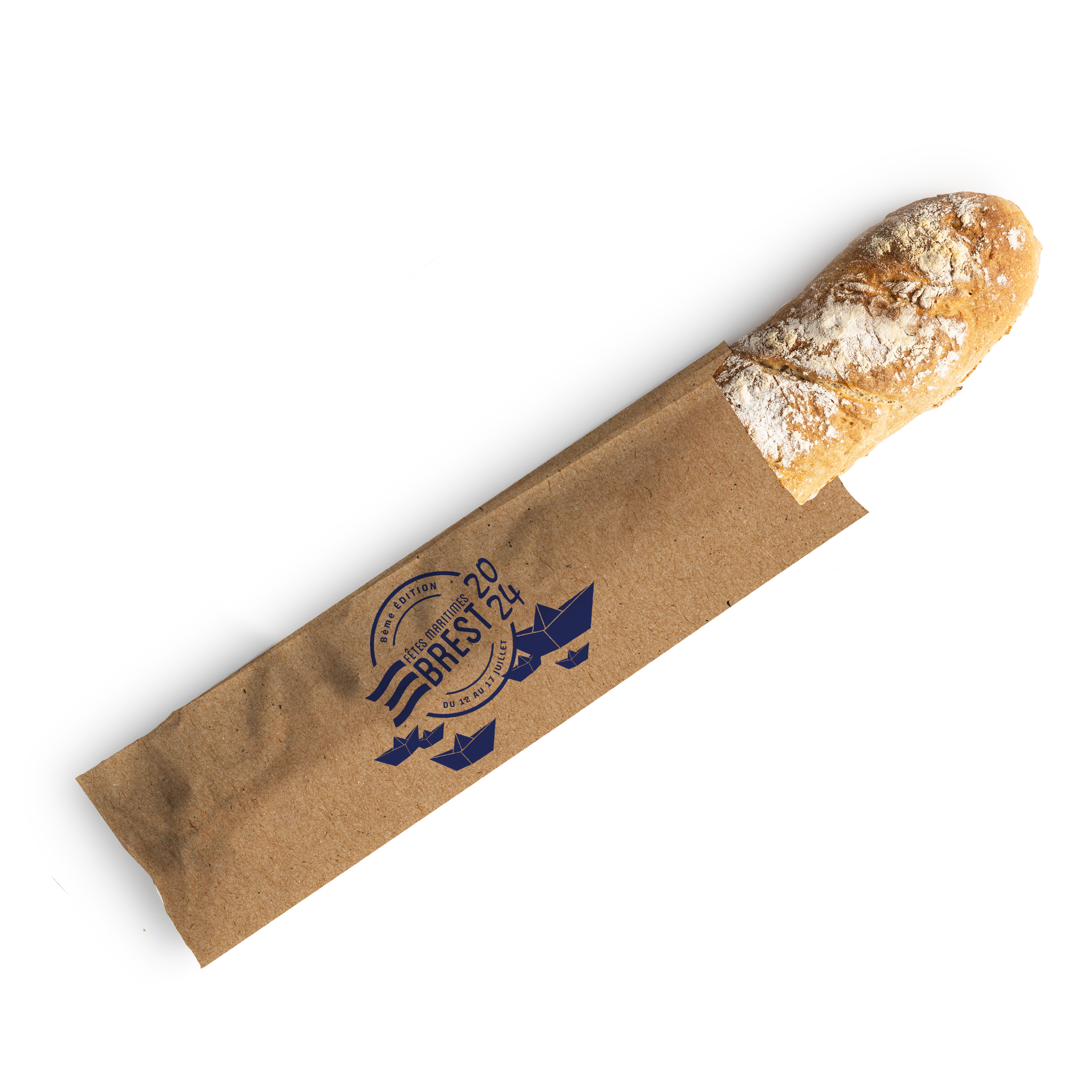 SACS BAGUETTE 10+5X35 CM PERSO BREST 2024