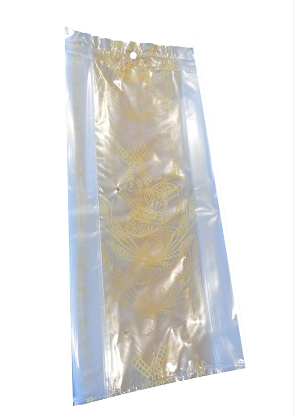 Sacs pain coupe neutre 230+40x400 - 50µ - vendu par 1000 unités