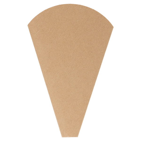 CONE CREPE BRUN - 12x2,5x19 CM