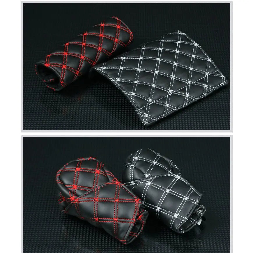 Ensemble de 2 pièces de cache-poussière de levier de vitesse de voiture