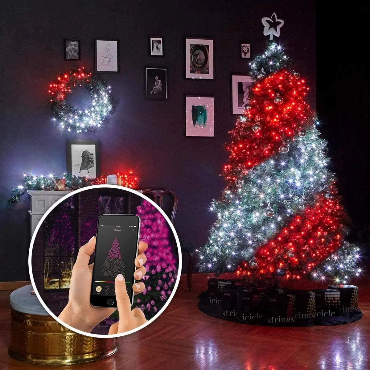 Guirlandes lumineuses à LED de Noël, décorez votre arbre de Noël unique