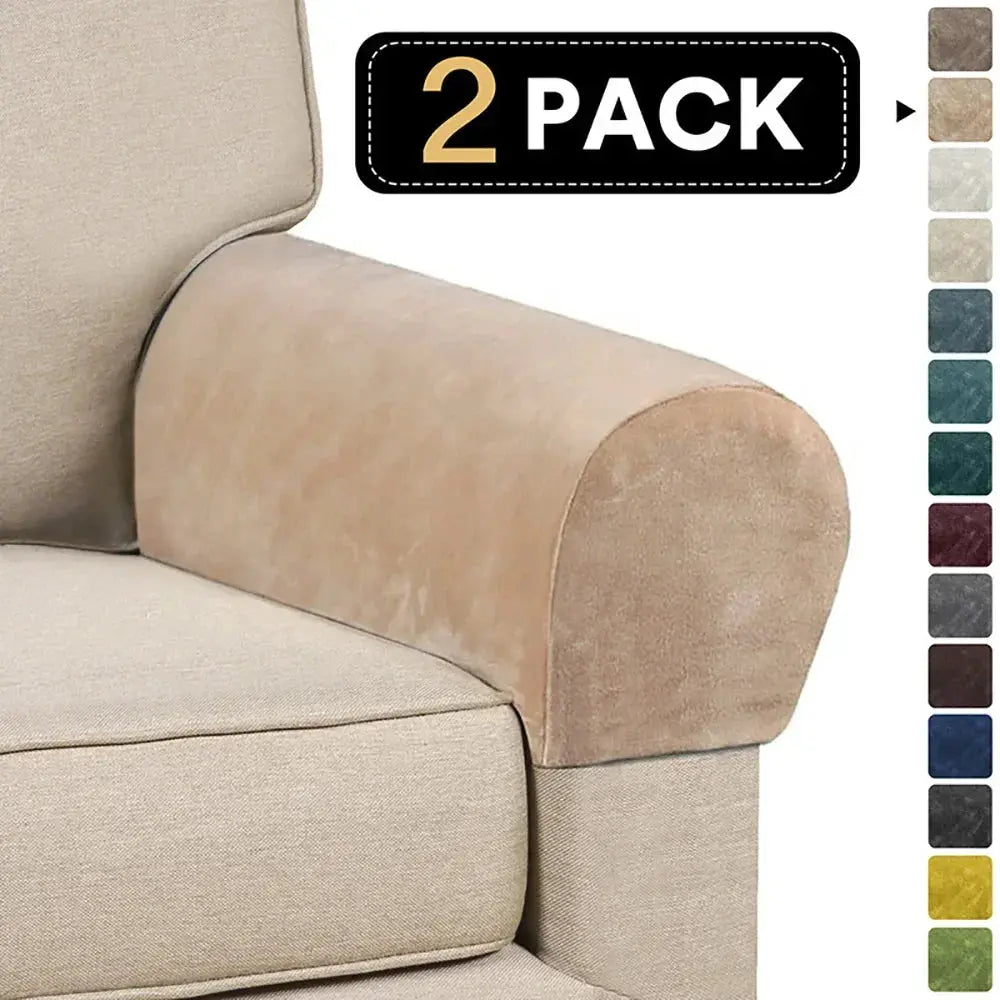 Housse accoudoir canapé VELOURS