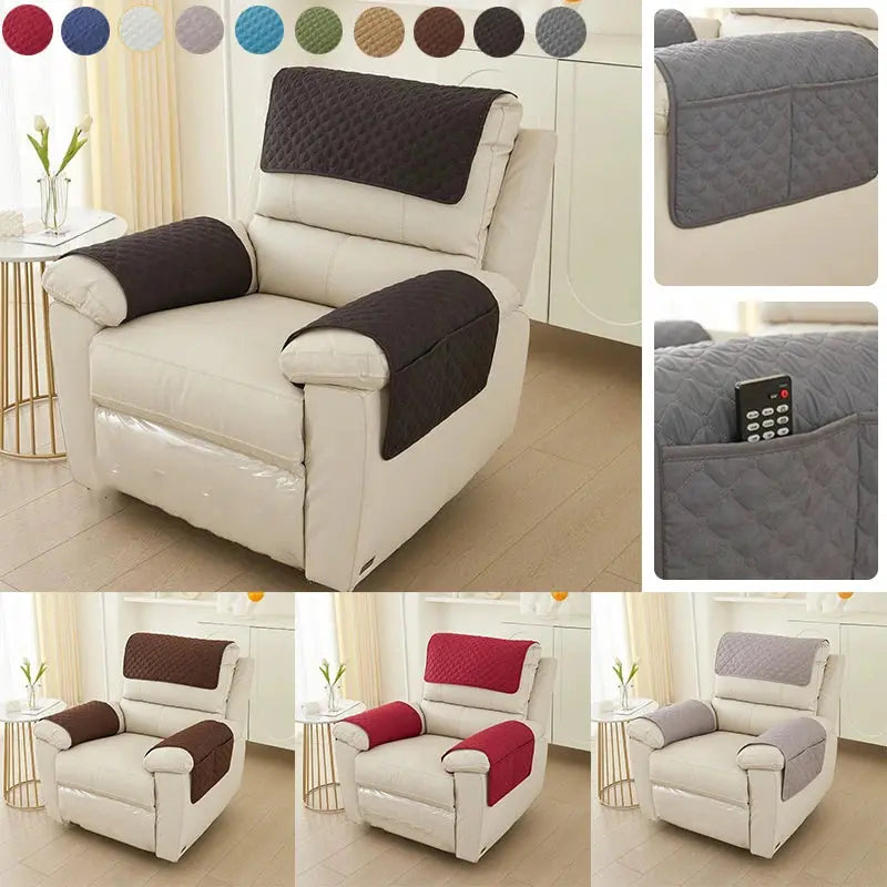 Housse accoudoir fauteuil extensible