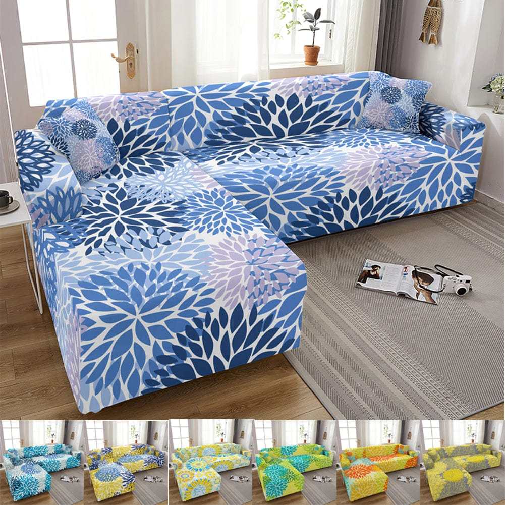 Housse canapé d'angle HAHILAL