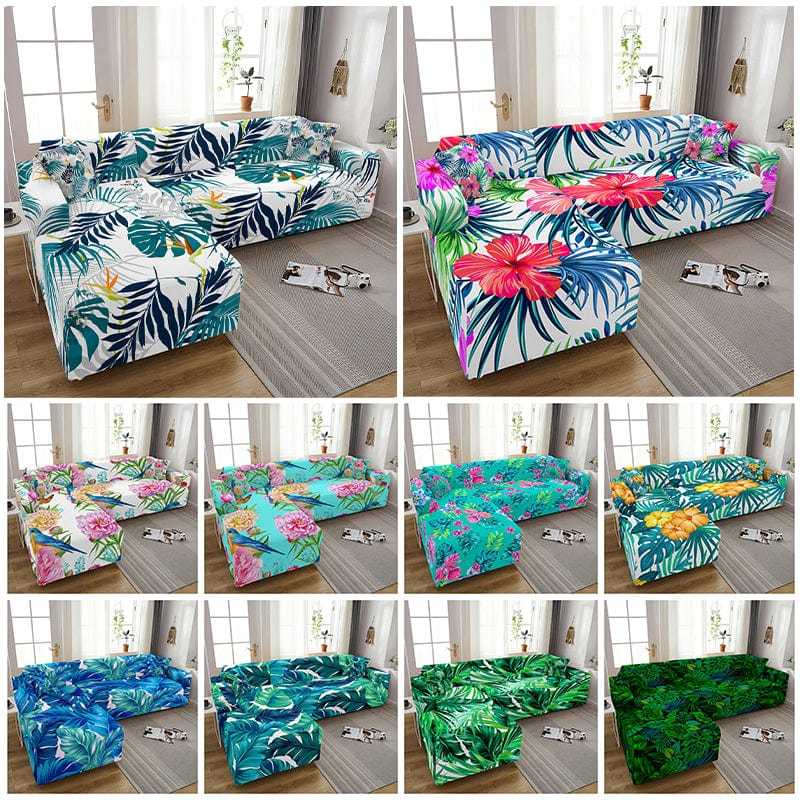 Housse canapé d'angle LEAFSOF