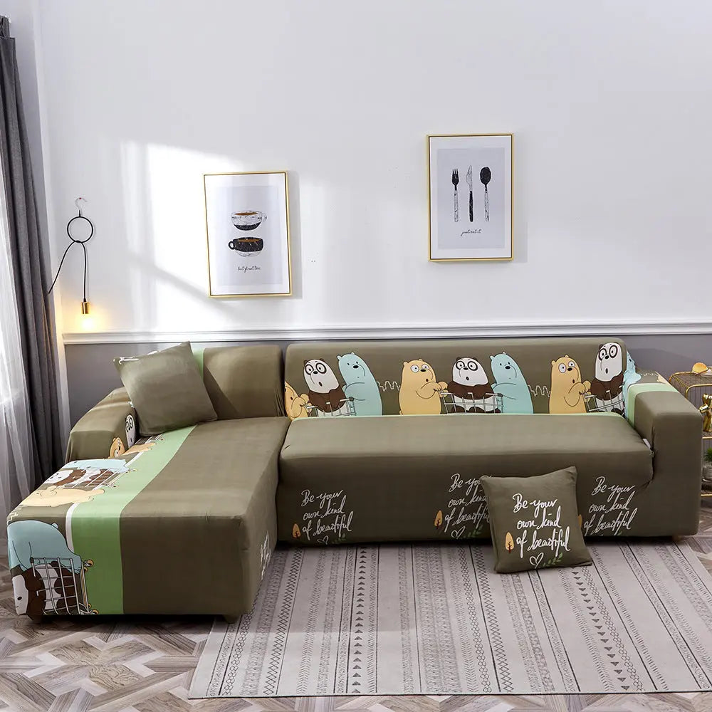 Housse canapé d'angle TROYES