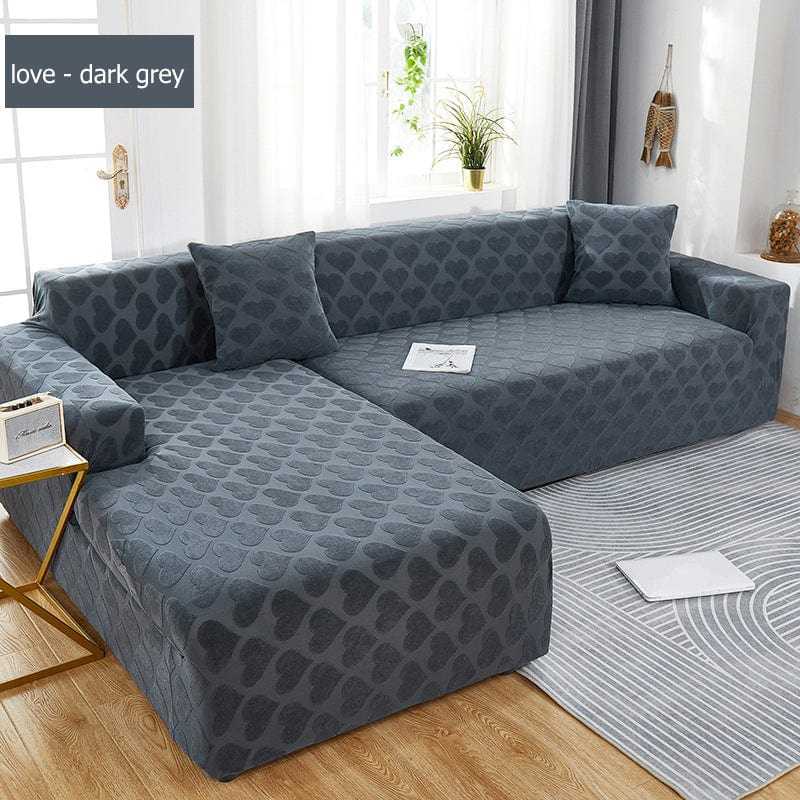 Housse canapé d'angle droit et gauche DAMIEA