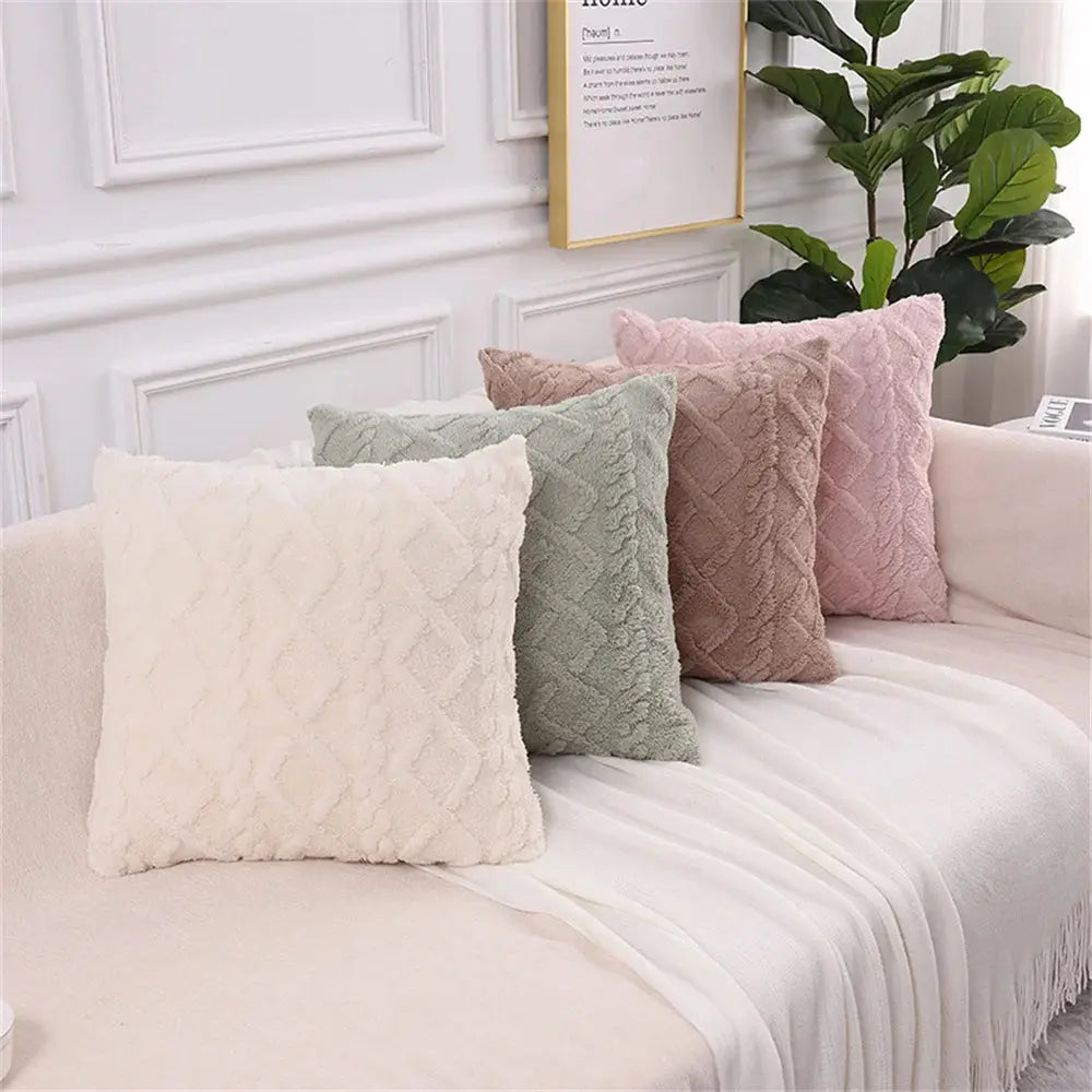 Housse coussin canapé Ambre