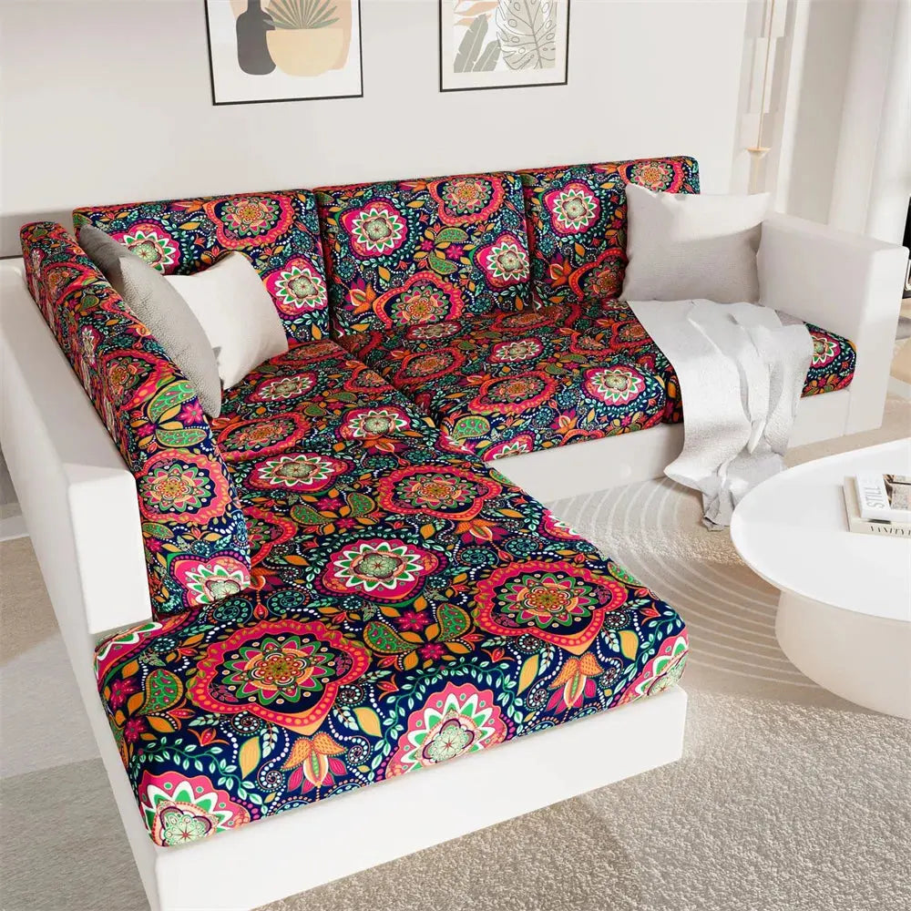 Housse d'assise canapé Lilas