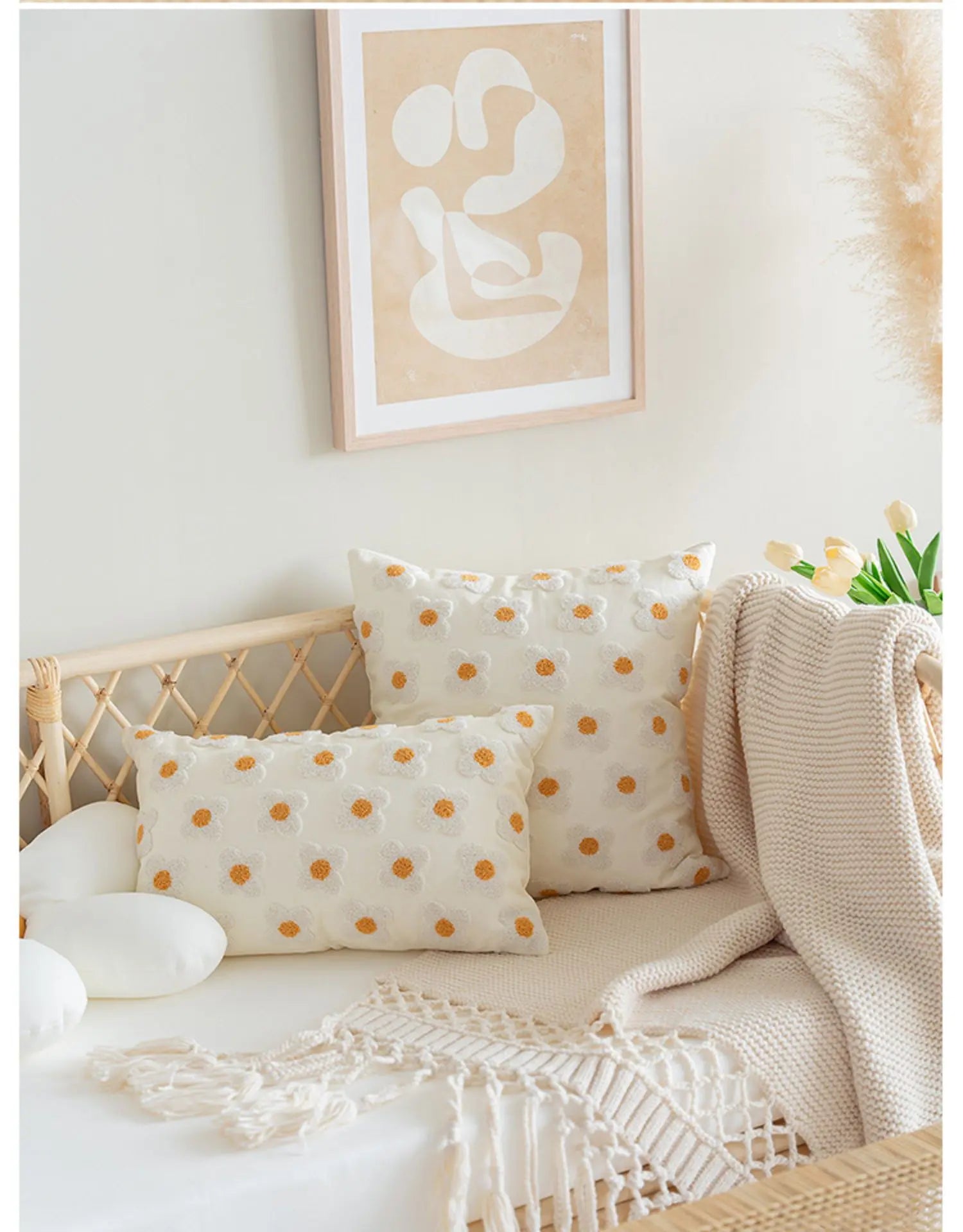 Housse de Coussin Fleur Confort FLEURIN