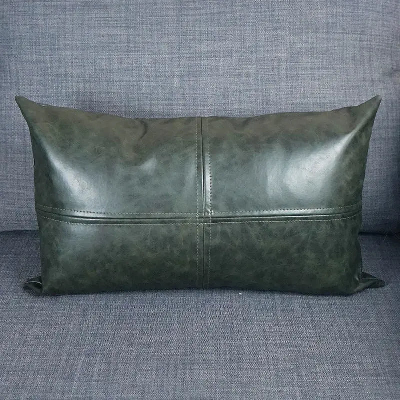Housse de Coussin Simili-Cuir CRAZYHOR