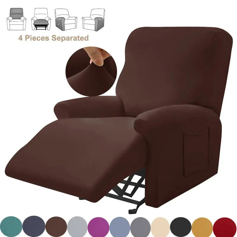 Housse fauteuil relax SPLITSOFA, protection pour chaise inclinable de relaxation