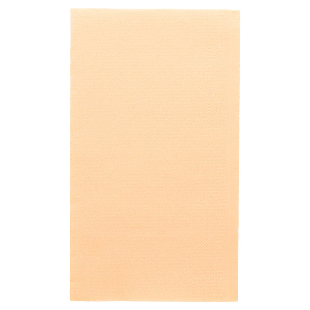 DESTOCKAGE ! Serviettes ecolabel pliage 1/6 'double point' 18g/m² 33x40cm ivoire ouate - vendu par 2000 (PU 0,035€)