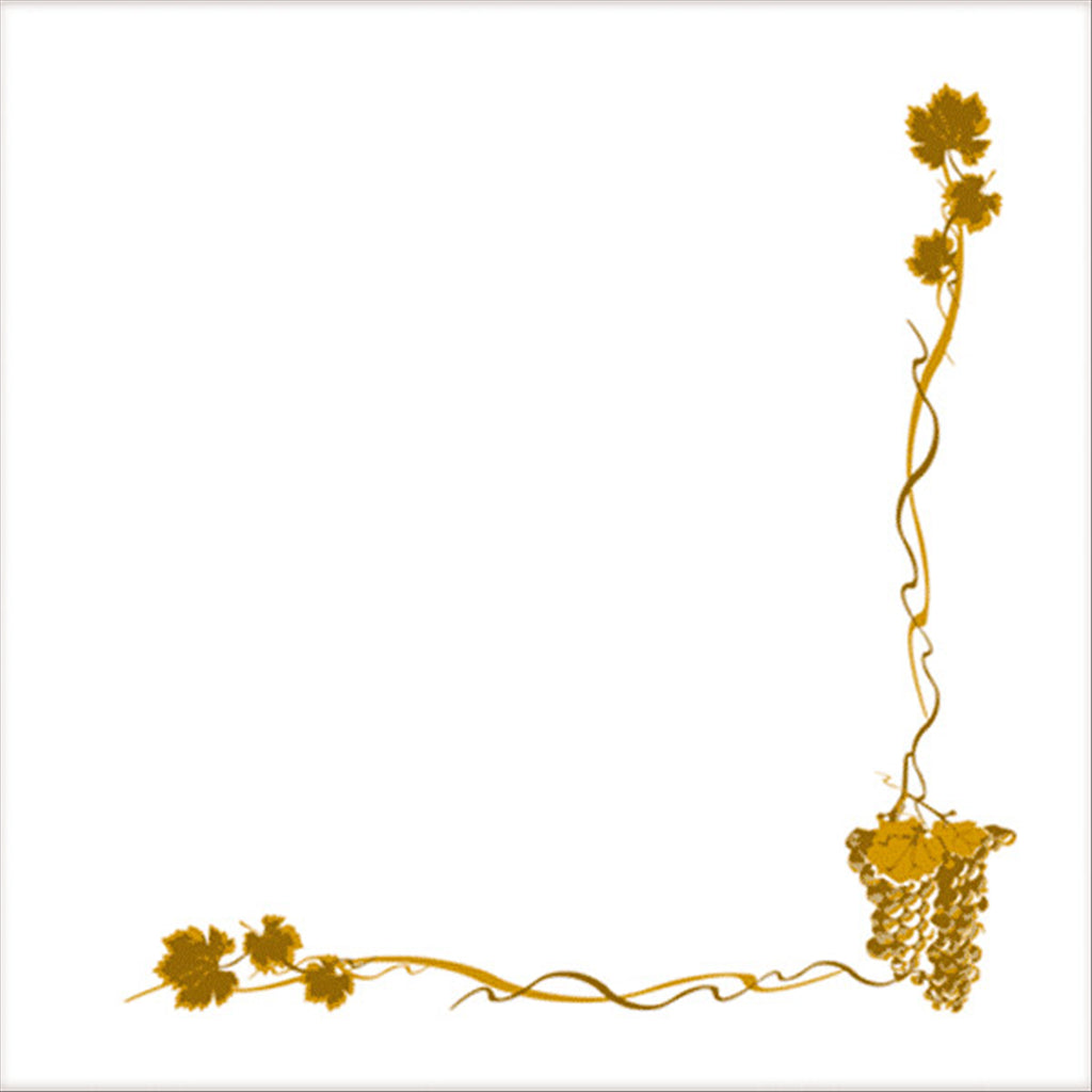 Serviettes ecolabel 'double point - bacchus' 18g/m² 40x40cm blanc ouate - vendu par 1200 (PU 0,0325€)