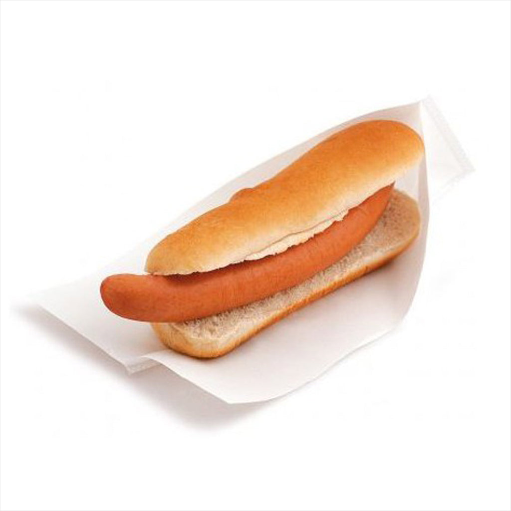 Sachet à ouverture 'open pack' 25x13/10cm blanc kraft - vendu par 100 (PU 0,03€)