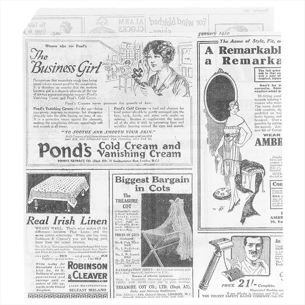 Sachet ouvert sur 2 côtés 'times' 13x14cm blanc ingraissable - vendu par 1000 (PU 0,013€)