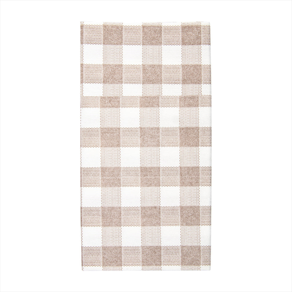 Serviettes kangourou 'like linen - vichy' 70g/m² 40x40cm PE like linen - vendu par 700 (PU 0,17€)