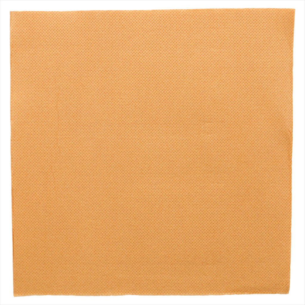 Serviettes ecolabel 'double point' 18g/m² 39x39cm caramel ouate - vendu par 1200 (PU 0,041€)