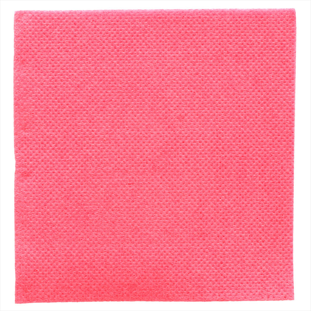 Serviettes ecolabel 'double point' 18g/m² 20x20cm fuchsia ouate - vendu par 2400 (PU 0,014€)