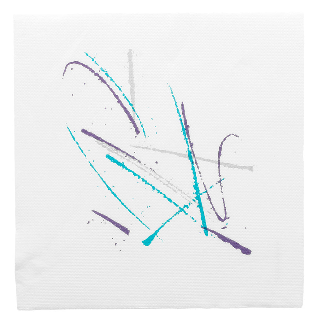 Serviettes ecolabel 'double point - volare' 18g/m² 40x40cm blanc ouate - vendu par 1200 (PU 0,0325€)