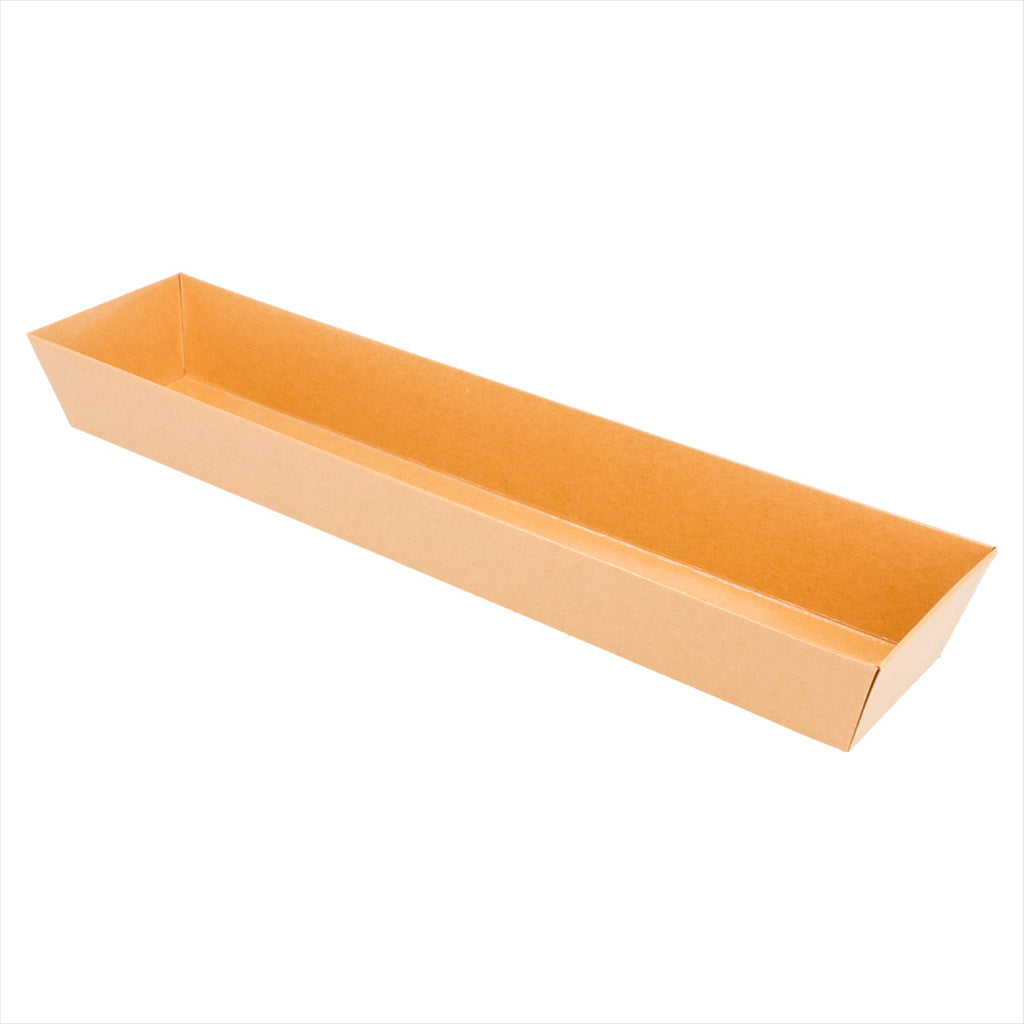 Barquettes 30x6,5x3,5cm naturel kraft - vendu par 1000 (PU 0,26€)