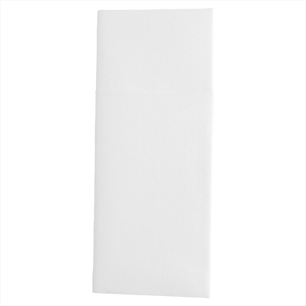 Serviettes kangourou 45g/m² 33x40cm blanc airlaid style tissu - vendu par 700