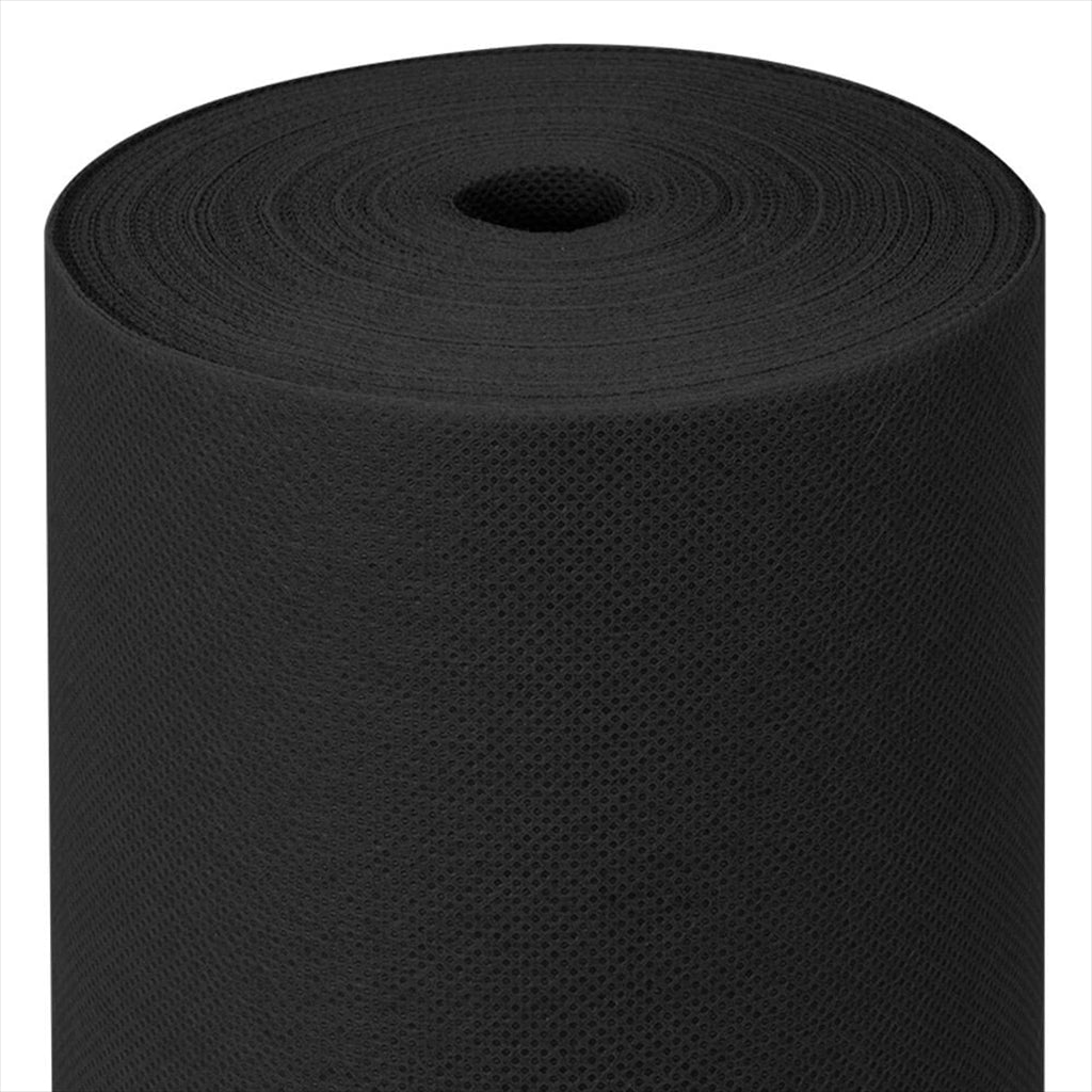 Nappe pré-découpée 120 cm 'spunbond' 60 g/m² 120x500 cm noir plastique PP - vendu à l'unité